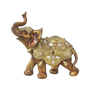 Bothyi - Colección De Estatuas De Elefantes, Regalo, Decoración De Mesa Para Armario, Estante De Sala De Estar Grande