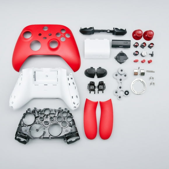 Carcasa De Repuesto AARONMEI Para Control Xbox Series X/S Kit Rojo