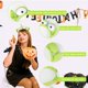thumbnail image 2 of Diadema CCINEE Alien de Peluche - Pack de 2, Verde con Tres Ojos, 2 of 7