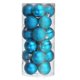 thumbnail image 1 of Uxcell 24Pcs 1.5" Bolas de Navidad Adornos, Juego de Bolas Colgantes Irrompibles para Árbol de Navidad Azul, 1 of 6