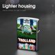 thumbnail image 4 of Trolland-theme Copper Metal Lighter Shell, Premium Replacement Refillable Lighter Case with Durable Metal Construction, Compatible with Zippo and Most Standard Lighter Models, 4 of 6
