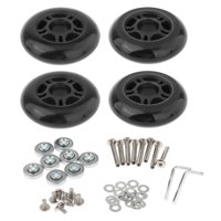 Bothyi - Arandelas De Ruedas De Maleta De Repuesto, Juego De Reparación De Ruedas Giratorias De Metal Pu, 80X23Mm