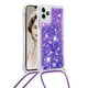 thumbnail image 4 of Funda FOXDOCK para iPhone 11 Pro Max con Cuerda Ajustable, Brillo Líquido, Protección Antigolpes y Lente – Ideal para Regalo, 4 of 6