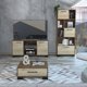 thumbnail image 1 of Living Combo Rack 50 Marsella Duna + Biblioteca + Mesa De Centro, 1 of 11