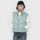 thumbnail image 2 of Parka Mujer Sin Mangas Reversible Negro/Verde Corona, 2 of 5