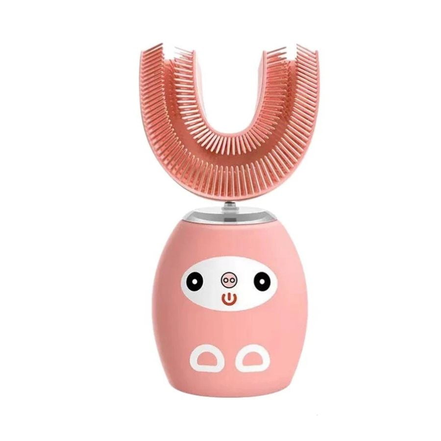 Click Ventas - Cepillo Bucal Ultrasonico Infantil Limpiador Dientes Rosa