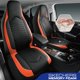 thumbnail image 2 of Funda de Asiento para Coche Skechers con Espuma de Memoria Impermeable Naranja, 2 of 8