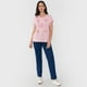 thumbnail image 4 of Polera Mujer M/C Focal Print Palo Rosa Corona, 4 of 5