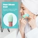 thumbnail image 2 of Silicone Nose Brush Facial Pore Cleaner Portable Blackhead Double-sided Massage Brushes Beauty Cleaning Tool + Acne Pore Needle, 2 of 3