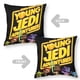 thumbnail image 2 of Aventuras de Jóvenes Jedi Fundas de almohada de terciopelo con tema, regalos de funda de almohada, decoración para el hogar, cojín de lanzar, regalo de cumpleaños para fans y parejas. 45cm x 45cm., 2 of 6