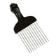 thumbnail image 3 of Metal Hair Pick Curly Hair Styling Puño Afro Pick Mujer Negro, 3 of 5