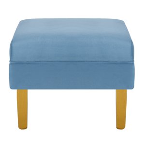 Bodevir - Pouf Sky 1C Felpa 01 Azul Petroleo