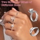 thumbnail image 3 of Ring Sizer Wegoup para anillos sueltos, paquete de 12 unidades, 4 tamaños, silicona, 3 of 7
