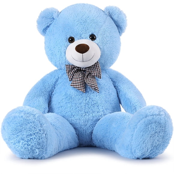 Oso de peluche Morismos de peluche gigante azul de 120 cm para novia
