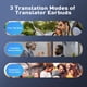 thumbnail image 5 of Auriculares inalámbricos Piegricdiat AI Translation en 144 idiomas, 5 of 7