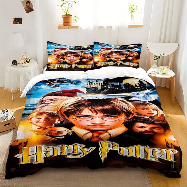3pcs Bedding setbedding cushion cover Harry Potter Bedding soft polyester