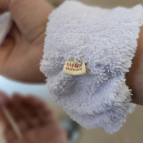 Amaru Skincare - Muñequeras Skincare De Algodón