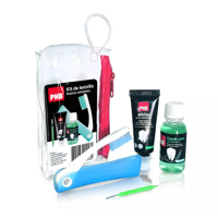 Kit Viaje Phb Rutina Completa Cepillo Pasta Enjuague Full