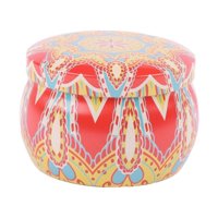 Homewell - Vela Caja Metal Roja 5*7Cm