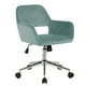 thumbnail image 1 of Silla Oficina Cromwell Terciopelo Aqua, 1 of 6