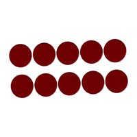 Ioensy - 10 Almohadillas Para Tacos De Billar De 1,4 Cm, Repuesto Ligero, Color Claret