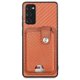 thumbnail image 2 of Funda Billetera Tejida para Samsung Galaxy S20 FE con Soporte y Tarjetero Marrón, 2 of 4