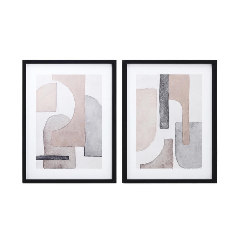 Vgo - Set 2 Marcos Mad 2 40x50 Negro 20x25