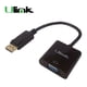 thumbnail image 1 of Adaptador de video Display Port Macho a VGA hembra, 1 of 2