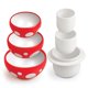 thumbnail image 2 of Juego de 6 tazas medidoras Fred & Friends con forma de hongo, apilables, 2 of 7