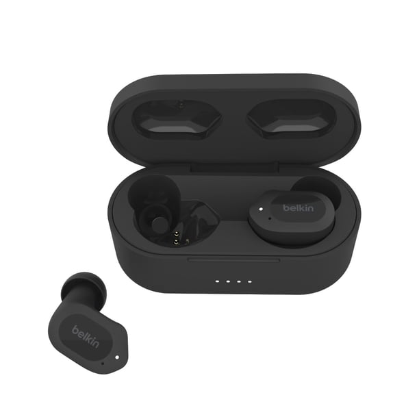 Auriculares inalámbricos Belkin SoundForm Play con 38 h de tiempo de reproducción, color negro