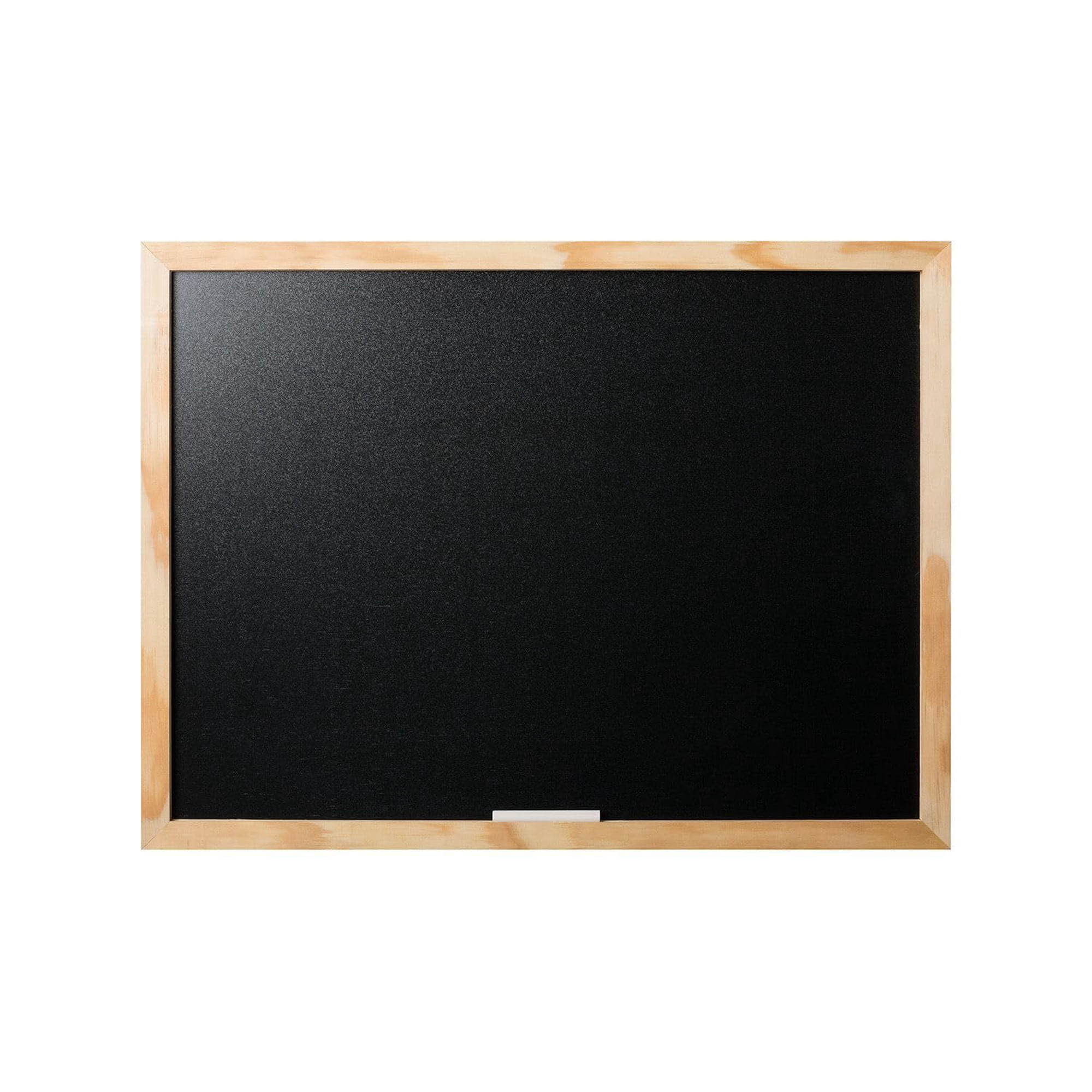 Pizarra Mastervision Negra Con Marco De Madera De Pino De 45 X 60 Cm
