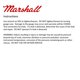 thumbnail image 4 of Manómetro Marshall CW00100 0-100 psi, 1,5 pulgadas, a prueba de golpes, blanco, 4 of 4