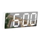 thumbnail image 3 of Despertador Snooze Pantalla Grande Electrónico Escritorio Blanco Espejo Blanco, 3 of 5