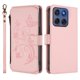 thumbnail image 2 of Funda Cartera Mariposa para [Motorola Edge 2025 5G] con Soporte y Cremallera Rosa, 2 of 6
