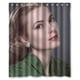 thumbnail image 1 of Cortina de ducha Grace Kelly, juego de cortinas de baño con ganchos, tamaño 60 x 72 pulgadas, 1 of 3