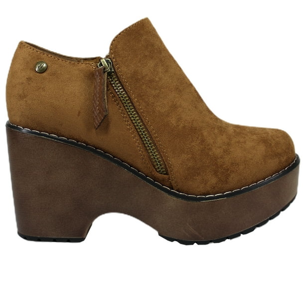 Botin de Mujer con Plataforma 58 Marron Yasna Talla 39