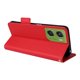 thumbnail image 4 of Funda Cartera para Motorola Moto G06 Power Tapa Flip con Ranuras y Soporte Rojo, 4 of 5