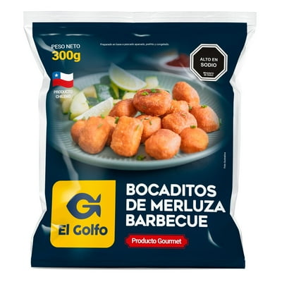 Bocaditos De Merluza Barbecue 300 G El Golfo