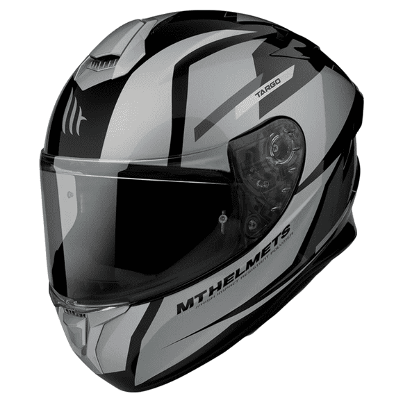 Casco para moto MT Targo Pro Sound A2 Gris Brillo S
