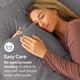 thumbnail image 5 of Juego de fundas de almohada CGK Unlimited, tamaño king, gris oscuro, 4 unidades, 5 of 8