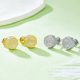 thumbnail image 3 of Aretes de Botón de Moissanita para Hombre Color D Claridad VVS1 Aretes de Diamante de Plata Esterlina S925 Aretes de Moissanita Blancos/amarillos para Mujer, 3 of 5