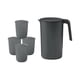 thumbnail image 3 of Jarra De Agua De 2,5 L Y Jarra De Agua De 4 Tazas Para Acampar, Fiesta De Picnic, Negro, 3 of 5