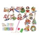 thumbnail image 1 of Llaveros De Pintura Para Decoración De Navidad, Regalo De Año Nuevo, Adornos Artísticos Navideños DIY, 1 of 5