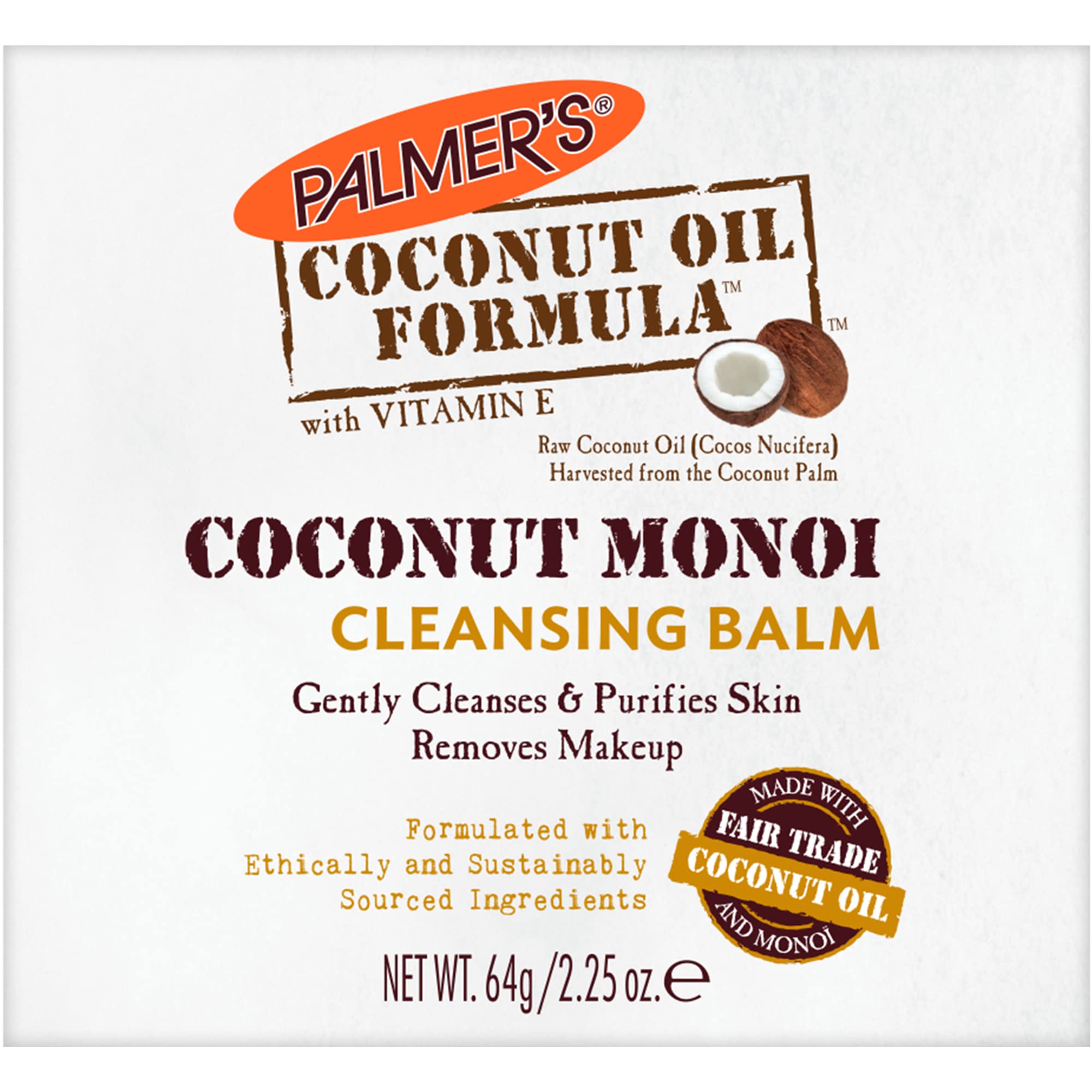 Bálsamo Limpiador Facial Y Desmaquillante Palmer'S Coconut Oil