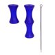thumbnail image 3 of Archery Silicone Fingers Guard Protector Gear para Recurve Bow Shooting Blue, 3 of 5
