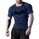 thumbnail image 2 of Camiseta deportiva de manga corta para hombre, ajustada, con cuello redondo, para baloncesto, fútbol, de compresión y secado rápido., 2 of 5