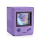 thumbnail image 1 of Caja para mazo Venssu MTG estilo consola retro de cuero PU morado, 1 of 7