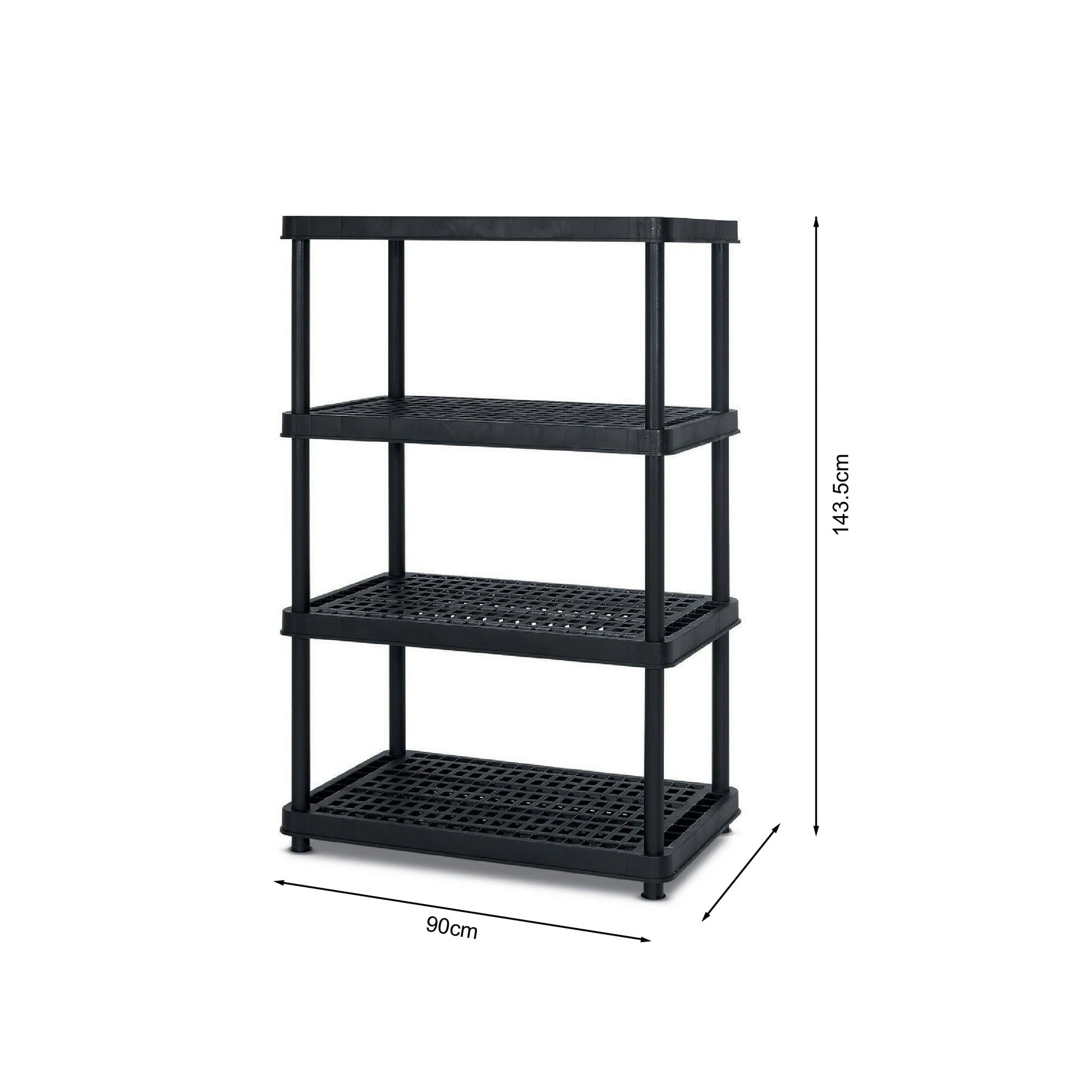 Recilock - Estantería Plástica 4 Niveles