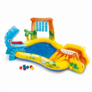 Piscina Centro De Juegos Inflable Intex Dinosaurio