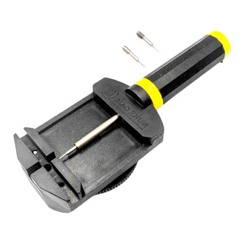 Magideal - Herramienta De Eliminación De Eslabones De Reloj, Removedor De Pasadores Para Correa De Tamaño Con Pasadores De Reloj, Ajustador De Reloj Portátil, Re